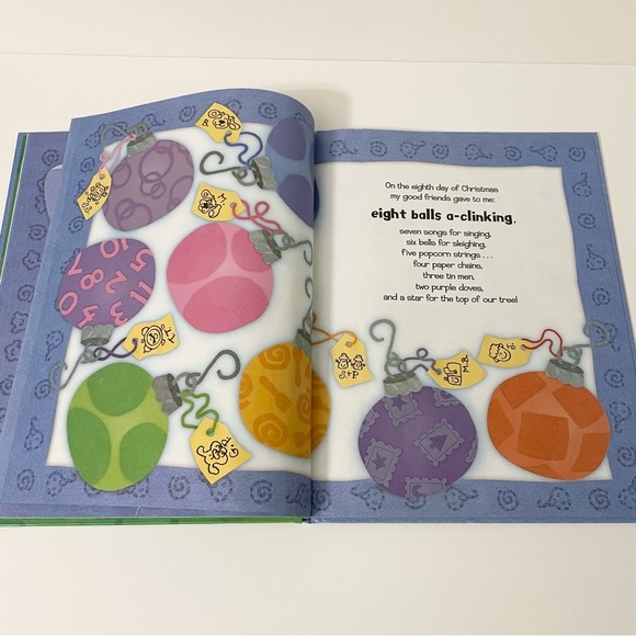 2002 Blues Clues 12 Days of Christmas Book - Picture 14 of 16